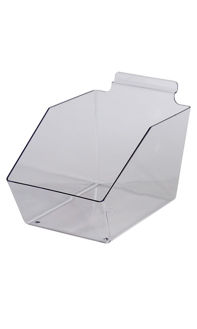 An image of the clear acrylic plastic dump bin