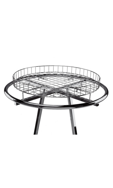 Wire Basket Round Clothing Rack Topperzoom