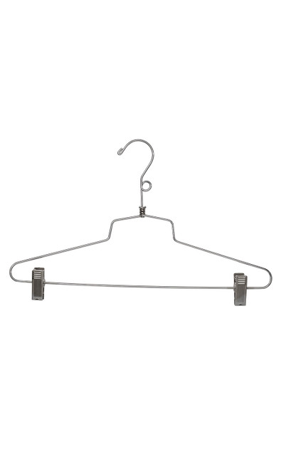 16 inch Chrome Metal All Purpose Hangers Case of 100zoom