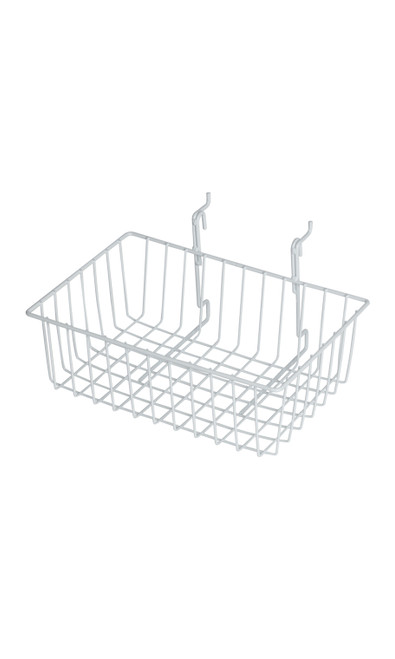 An image of the 12 x 8 x 4 inch Mini Grid Basket for Slatwall & Wire Grid