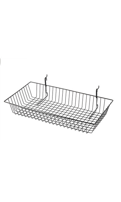 An image of 24 x 12 x 4 inch Mini Grid Basket for Slatwall & Wire Grid