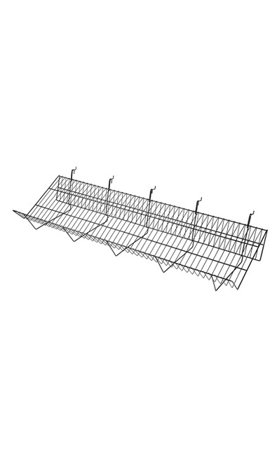 48 x 12 x 6 inch Downslope Grid Shelf
