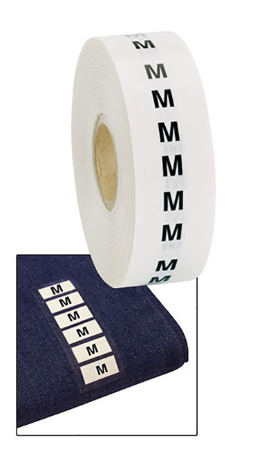 Wrap Around Clothing Size Labels - Size Mzoom