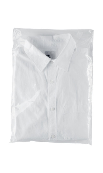 Clear Plastic Dress Shirt Bags - Case of 500zoom