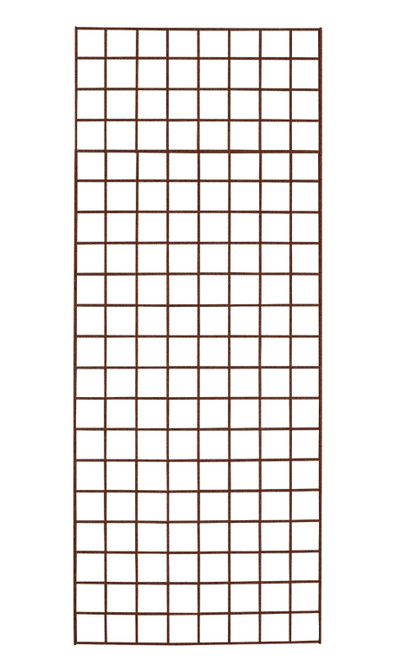 Made to Order 2' x 5' Wire Grid Panel - Fine Textured Rustic Copperzoom