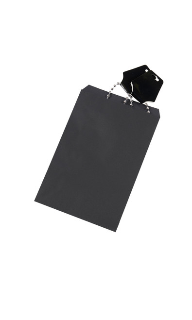 Small Black Paper Merchandise Bag - Case of 500zoom