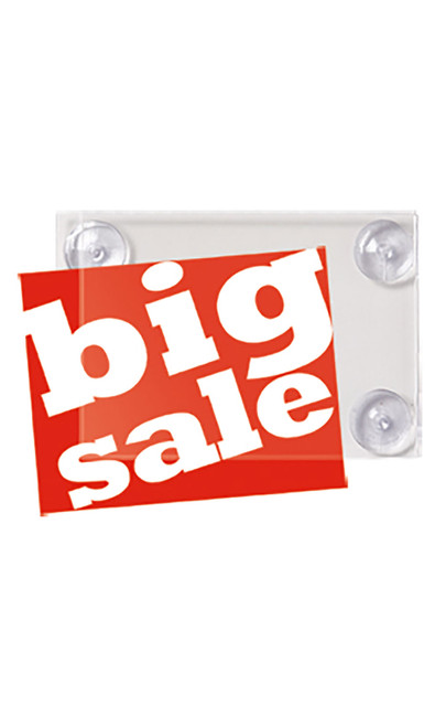 5 ½ x 8 ½ inch Window Sign Holder with Suction Cupszoom