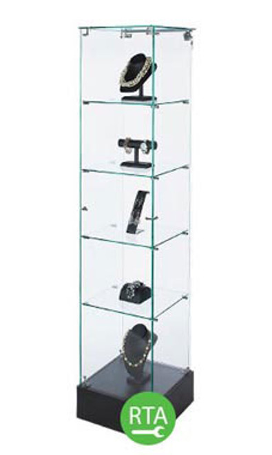 Infinity Square Tower Display Case Ready to AssembleHiRes