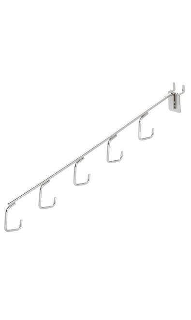 Chrome 5 J-Hook Waterfall for Pegboardzoom