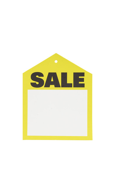 Small Oversized Yellow Sale Price Tagszoom