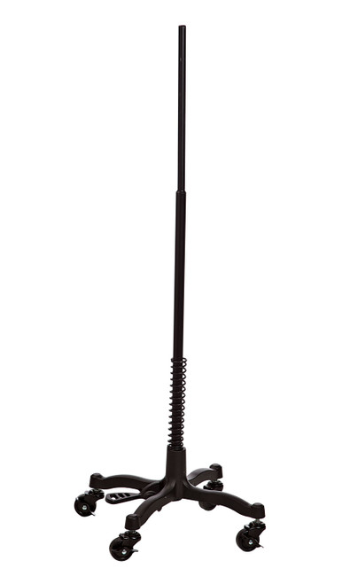 Boutique Black Metal Dressmaker Form Base with Wheelszoom