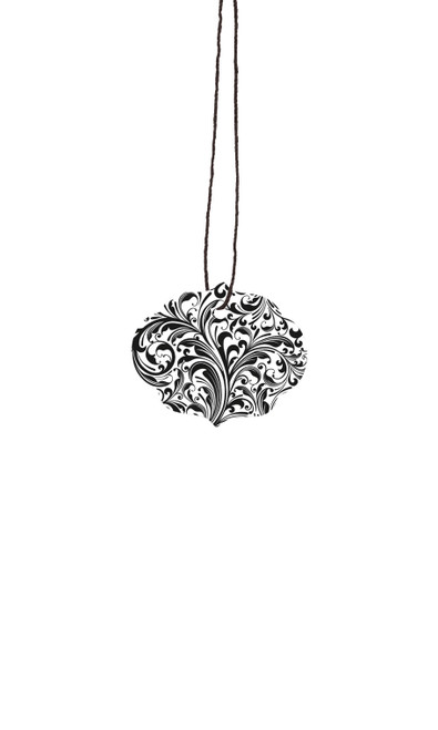 Small Strung Ornate Oval Elegant Tagszoom