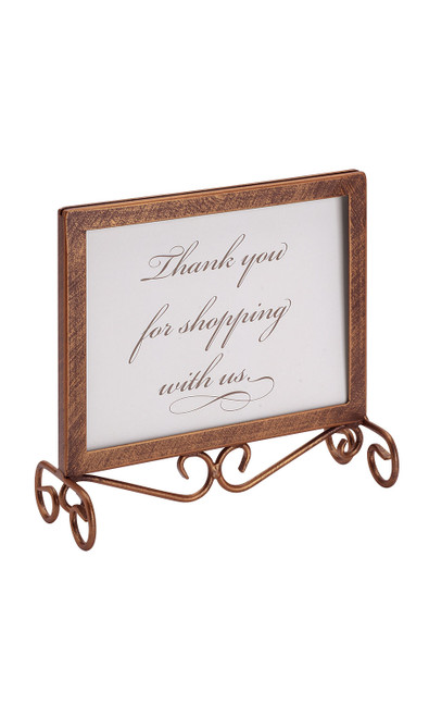 Boutique Cobblestone 7 ¼ x 7 inch Countertop Sign Holderzoom