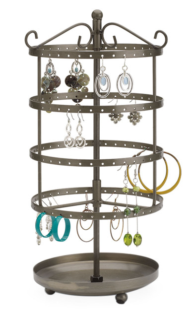 Small Tiered Round Rotating Jewelry Displayzoom