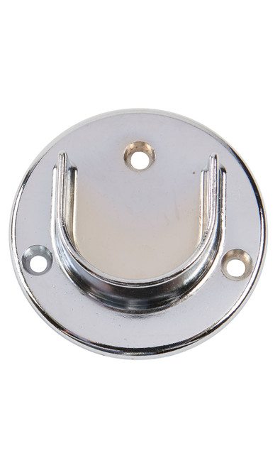 Open Chrome Flange for 1 ¼ inch Diameter Hangrailzoom