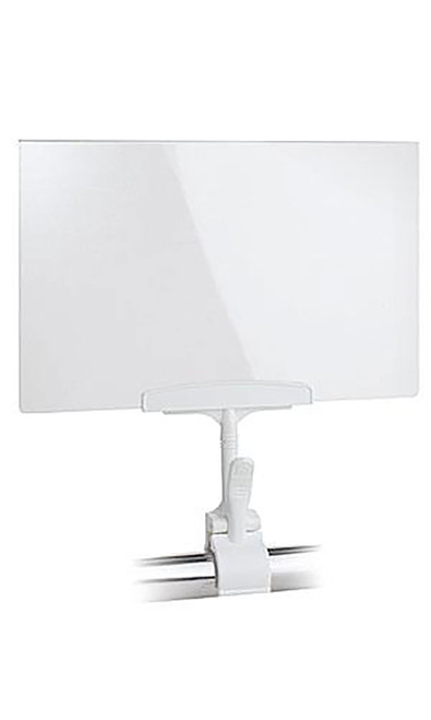 7 x 11 inch Acrylic Sign Holder with Clampzoom