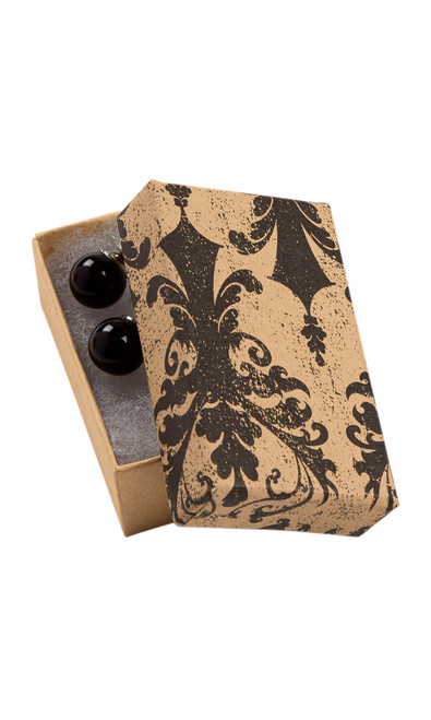 2 ½  x 1 ½  x 7/8  inch Cotton Filled Distressed Damask Jewelry Boxeszoom